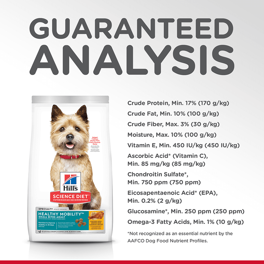 Healthy Mobility Small Bites Adult Dry Dog Food