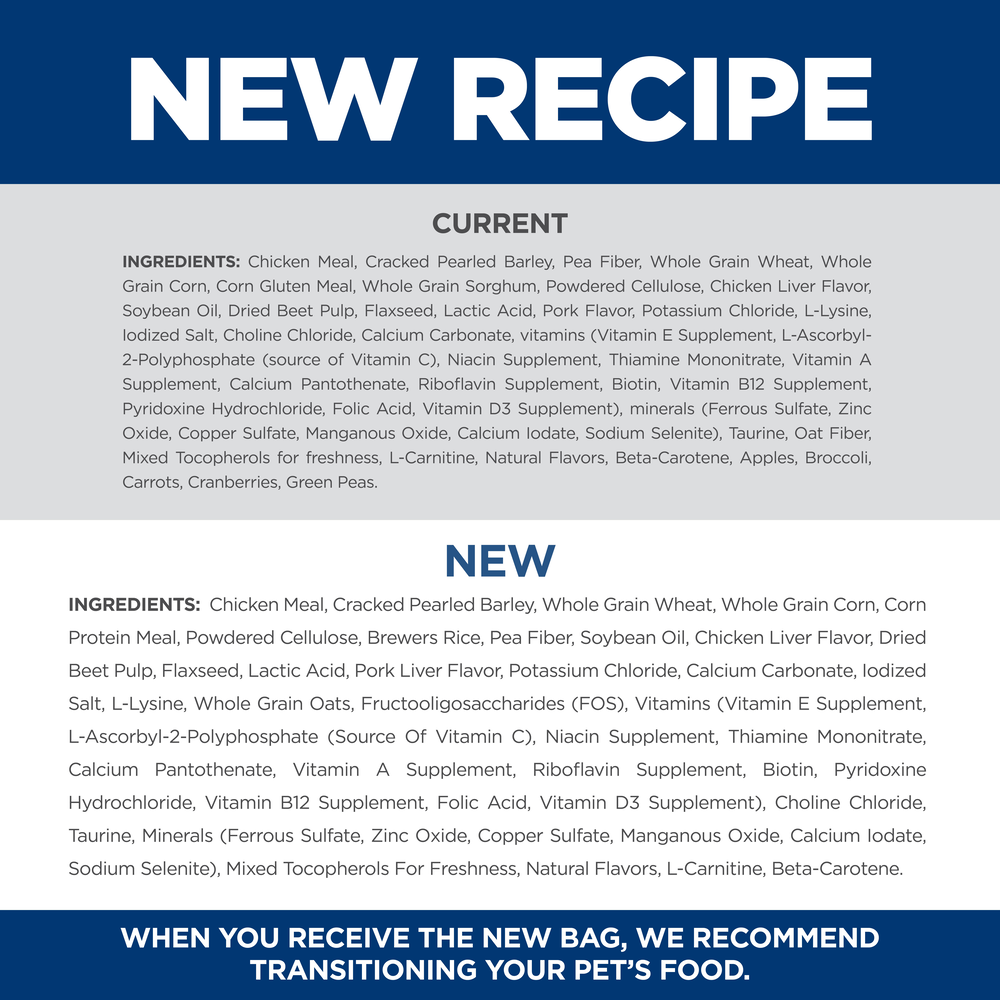 Light Chicken & Barley Recipe Large Breed Adult Dry Dog Food