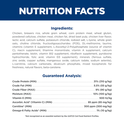 Adult Light Dry Cat Food