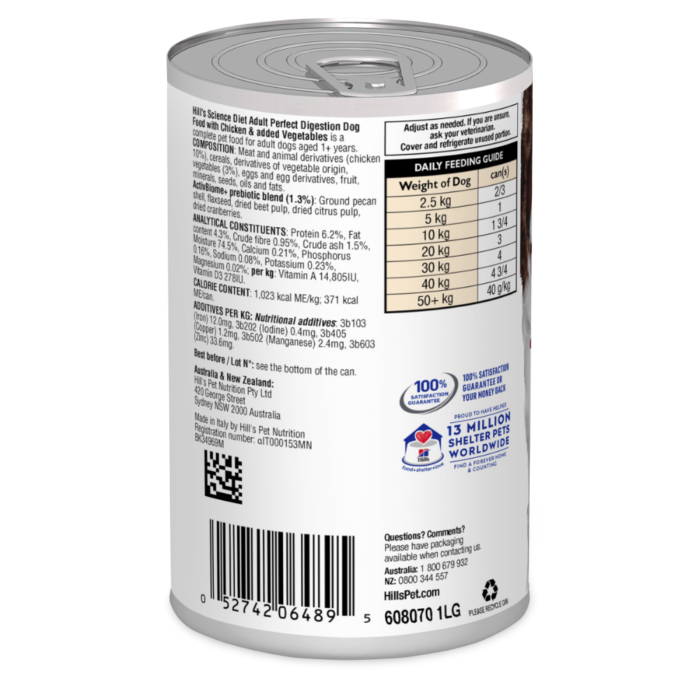 Perfect Digestion Chicken & Vegetable Adult Wet Dog Food