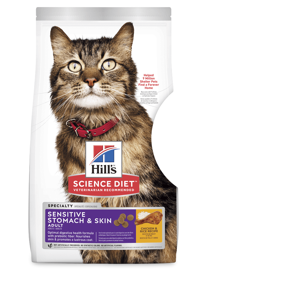 Adult Sensitive Stomach And Skin Dry Cat Food