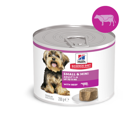 Beef Small & Mini Adult Wet Dog Food