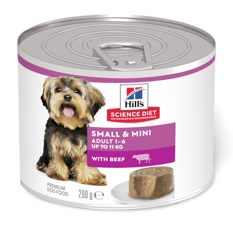 Beef Small & Mini Adult Wet Dog Food