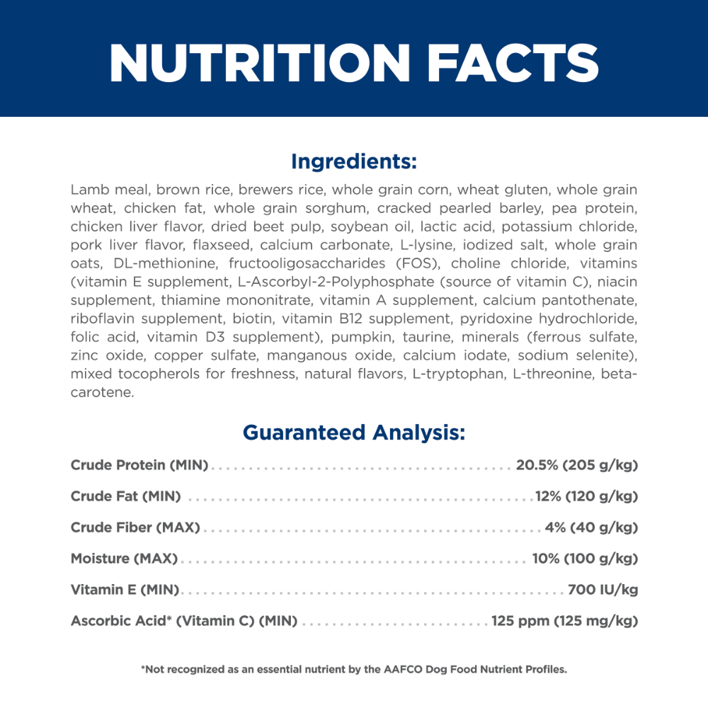 Lamb & Rice Small Mini Adult Dry Dog Food