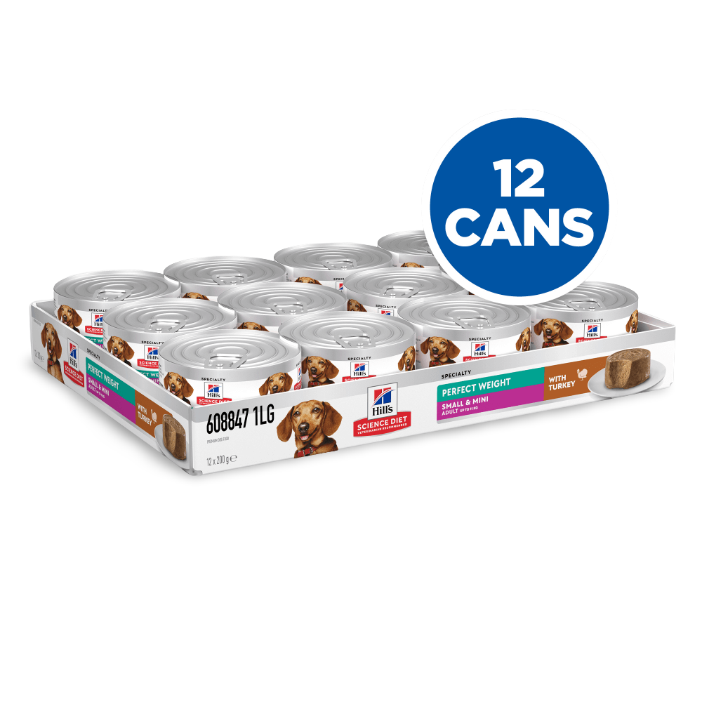 Perfect Weight Turkey Small Mini Adult Wet Dog Food
