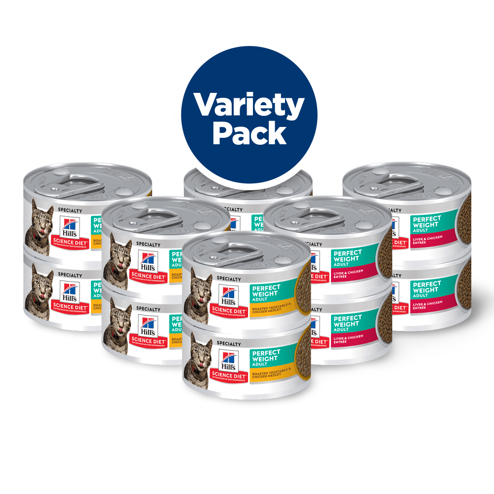Perfect Weight Variety Pack Wet Cat Food Tins