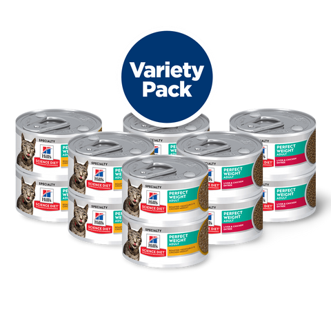 Perfect Weight Variety Pack Wet Cat Food Tins