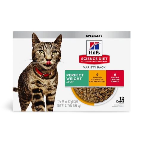 Perfect Weight Variety Pack Wet Cat Food Tins