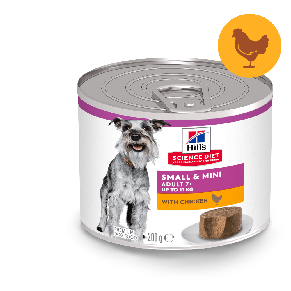 7 Plus Chicken Senior Small & Mini Breed Wet Dog Food