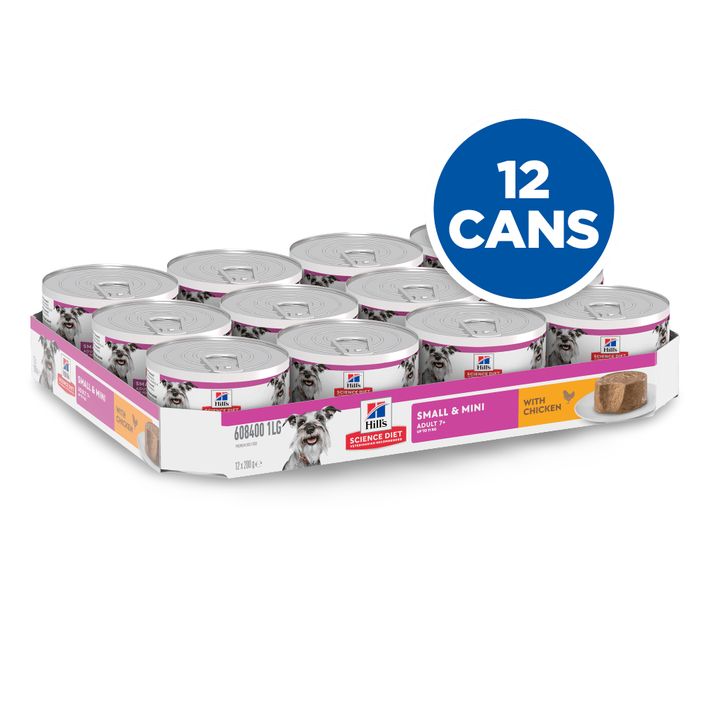 7 Plus Chicken Senior Small & Mini Breed Wet Dog Food