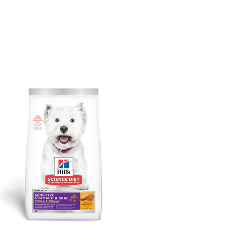 Sensitive Skin & Stomach Chicken Small Bites Adult Dry Dog Food