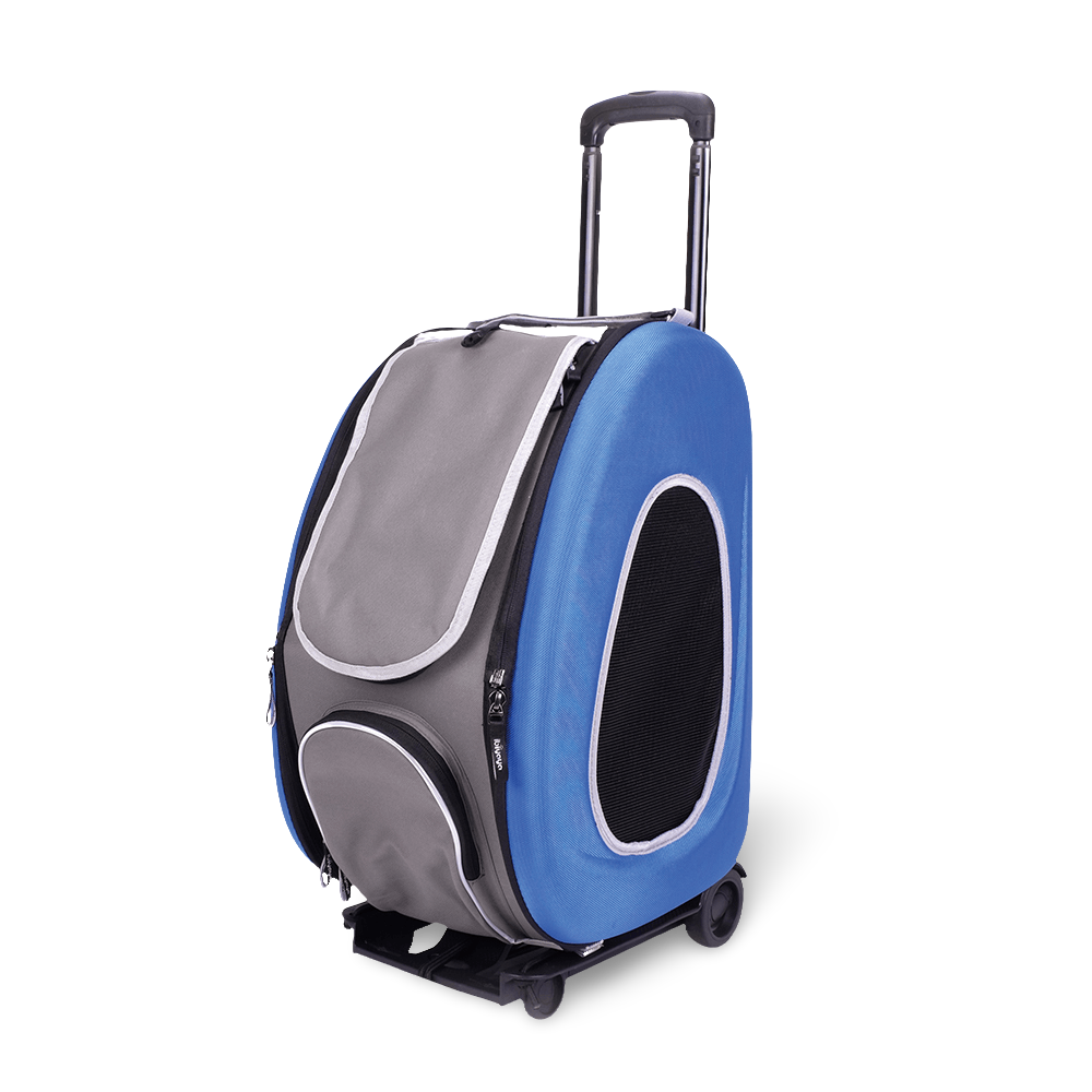 Eva Pet Wheeled Carrier Royal Blue