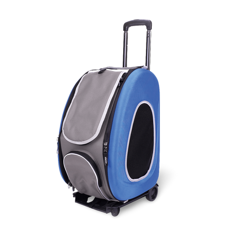 Eva Pet Wheeled Carrier Royal Blue
