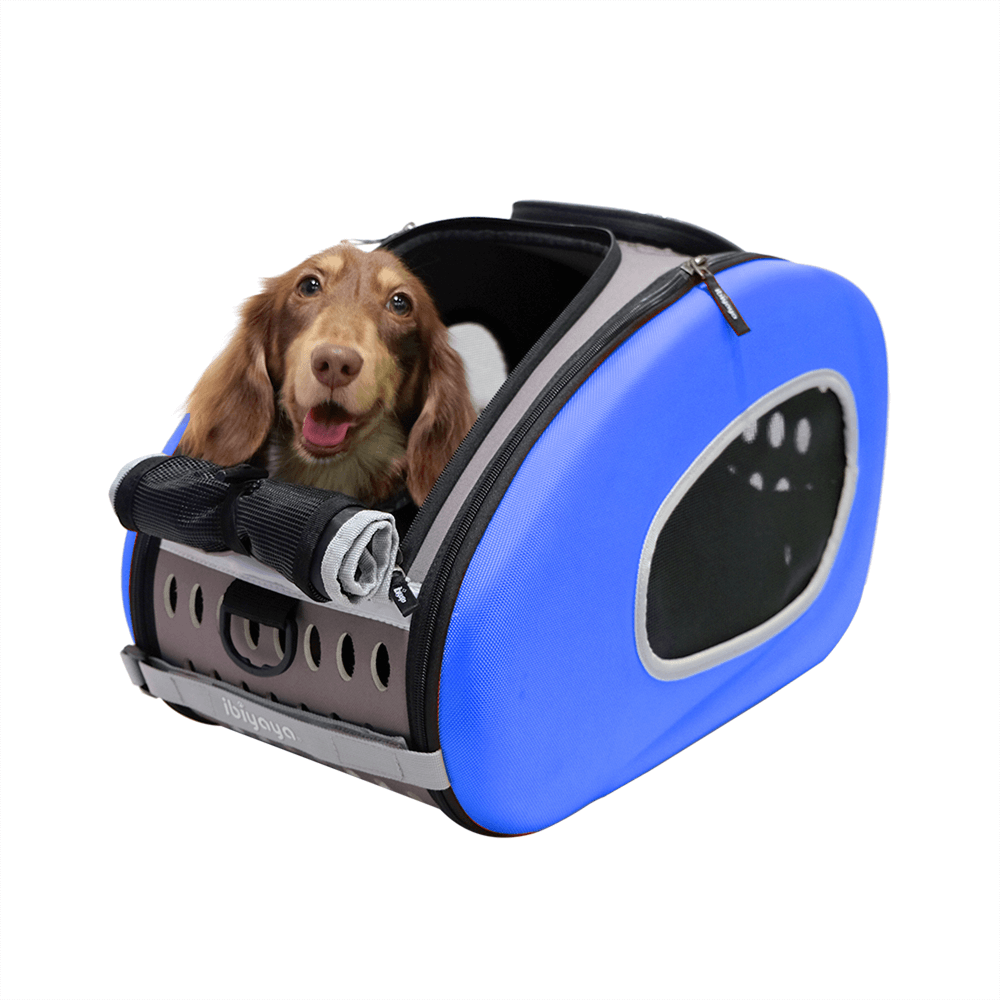Eva Pet Wheeled Carrier Royal Blue