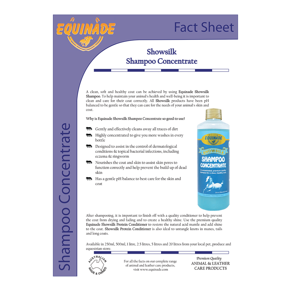 Equinade Showsilk Shampoo Concentrate