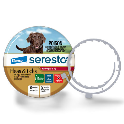 Flea & Tick Collar for Medium to Large Dogs