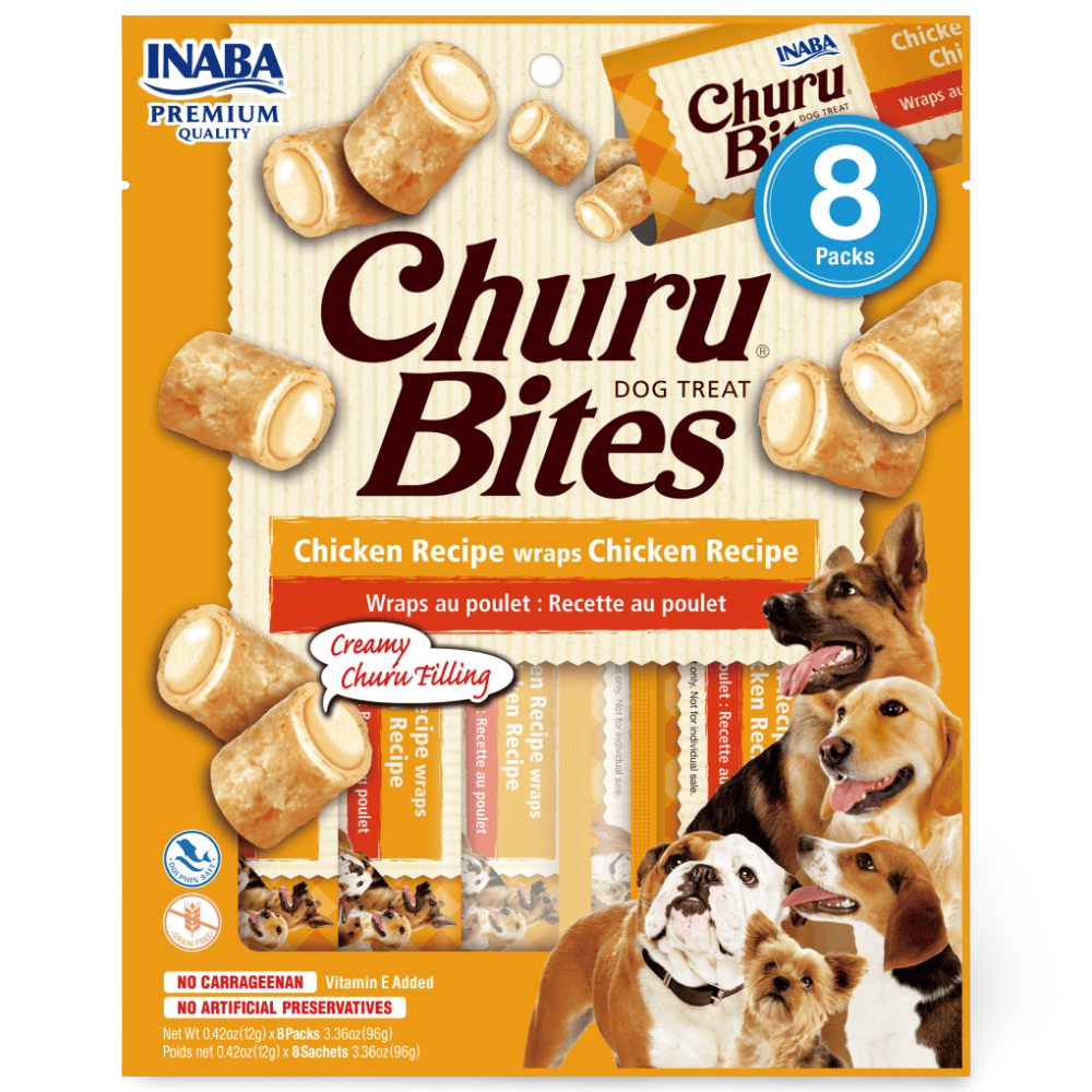 Churu Bites Chicken Wraps Chicken Recipe Dog Treats