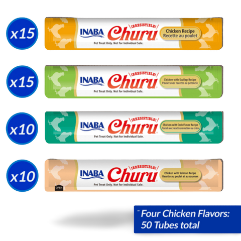 Churu Chicken And Seafood Variety Tub Cat Treats