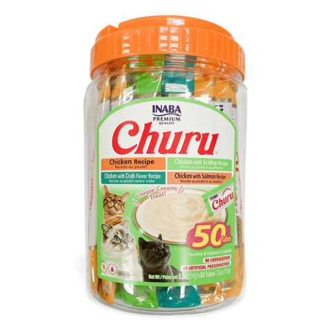 Churu Chicken And Seafood Variety Tub Cat Treats