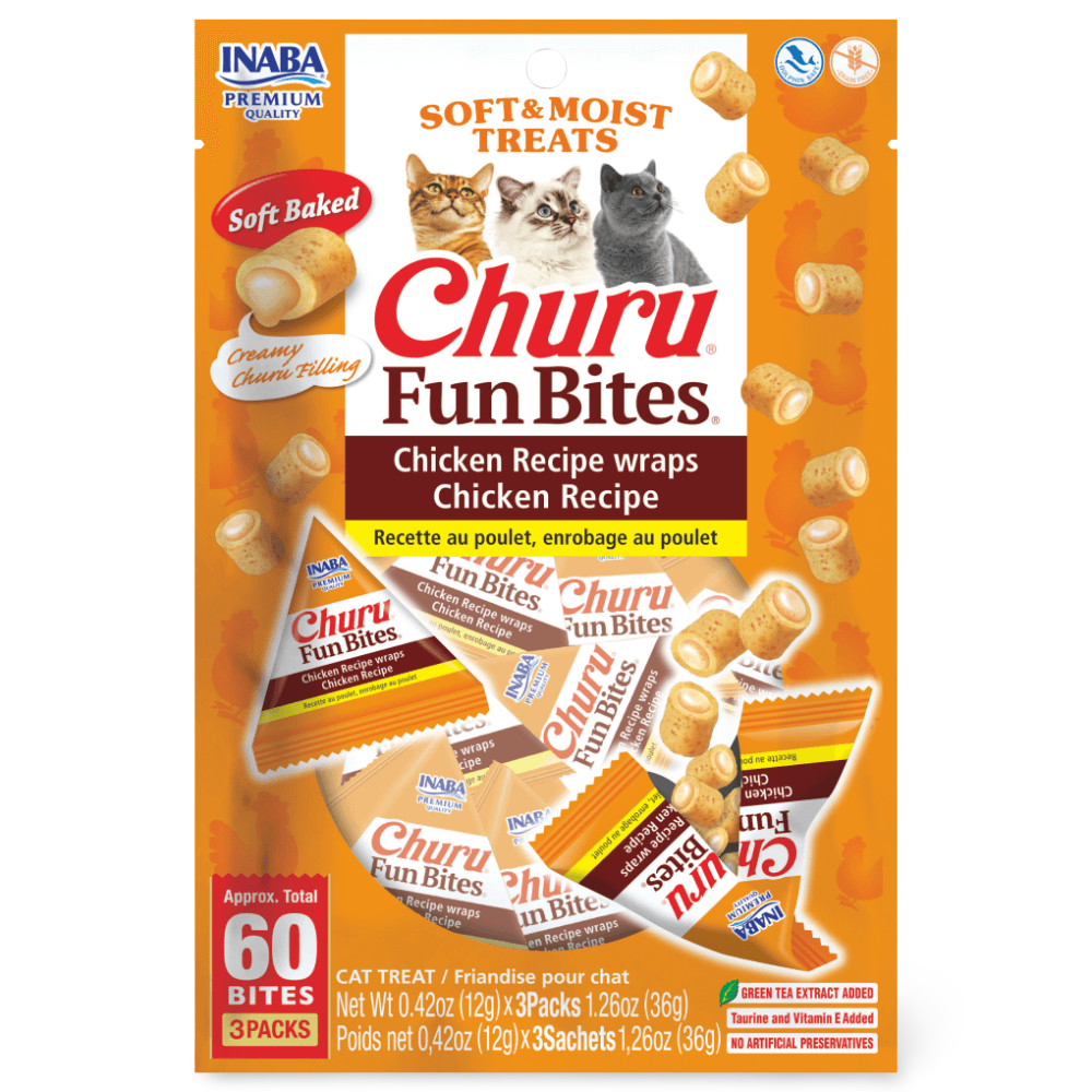 Churu Fun Bites Chicken Recipe Wraps Chicken Recipe Cat Treats