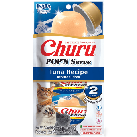 Churu Pop N Serve Tuna Recipe Cat Treats