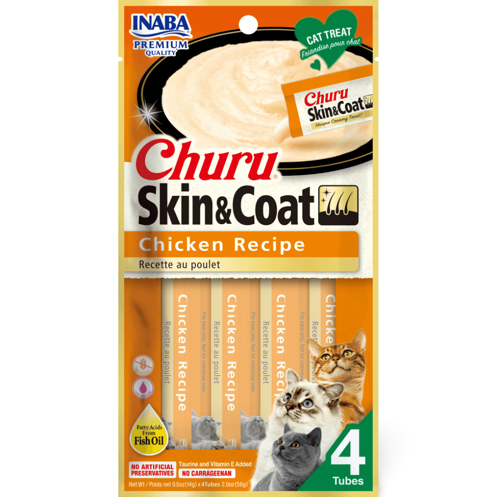 Churu Skin And Coat Chicken Recipe Cat Treat
