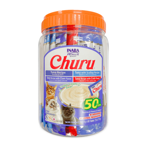 Churu Tuna And Seafood Variety Tub Cat Treats