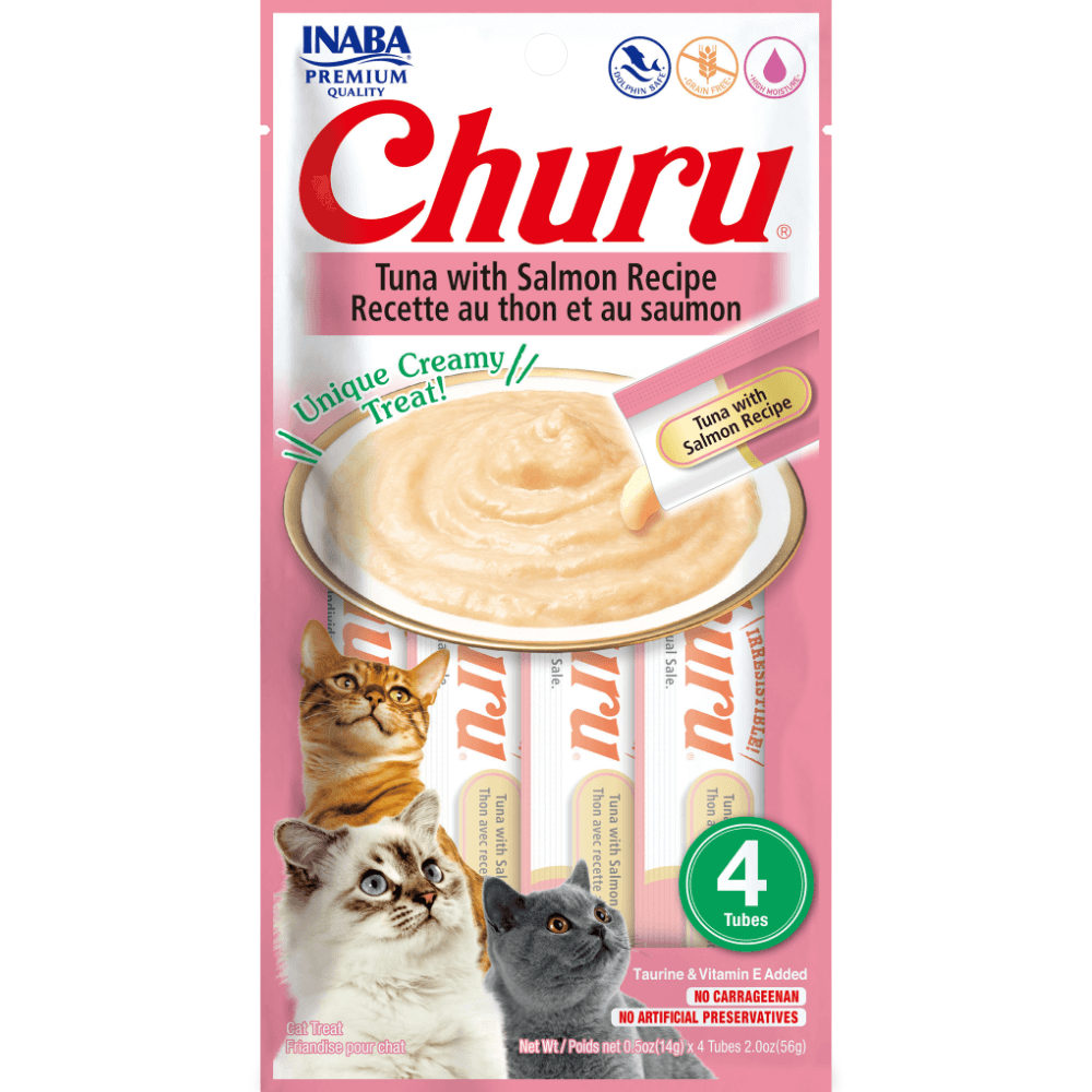 Churu Tuna With Salmon Recipe Cat Treat