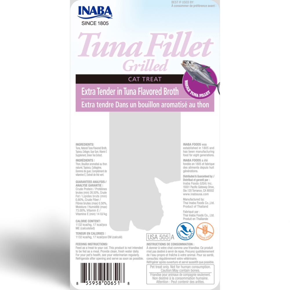 Grilled Tuna Fillet Extra Tender In Tuna Broth Cat Treat
