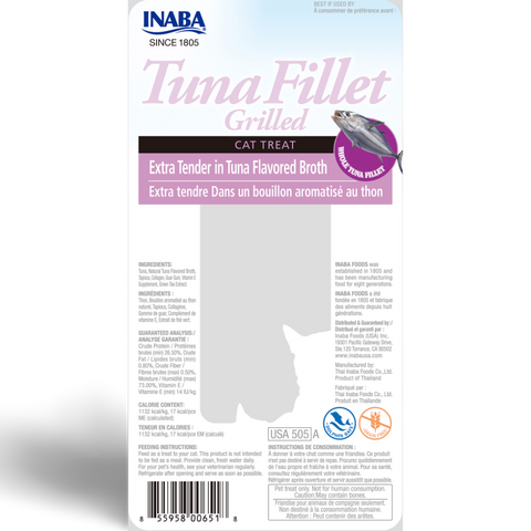 Grilled Tuna Fillet Extra Tender In Tuna Broth Cat Treat