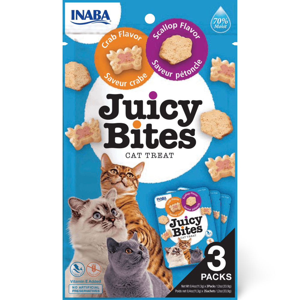 Juicy Bites Scallop And Crab Cat Treat