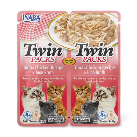 Twin Packs Tuna With Chicken In Tuna Broth Cat Treat