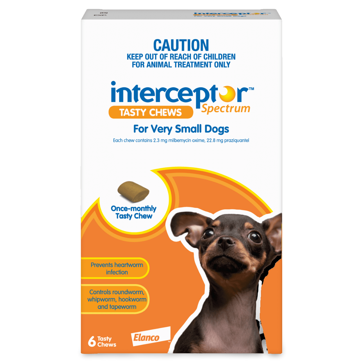 Spectrum Worming Chews Extra Small Dogs Brown