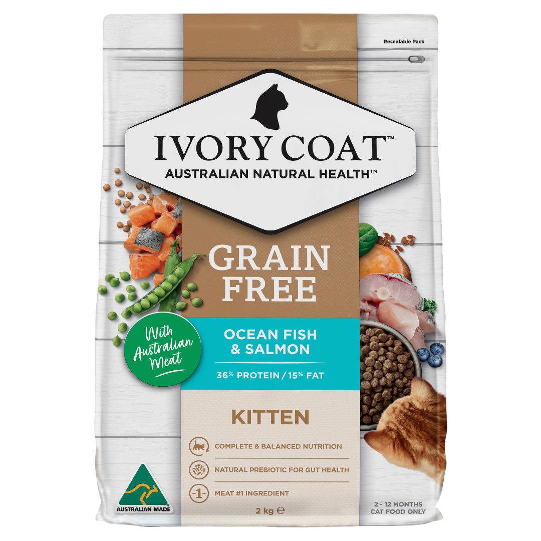 Grain Free Kitten Ocean Fish And Salmon Dry Cat Food