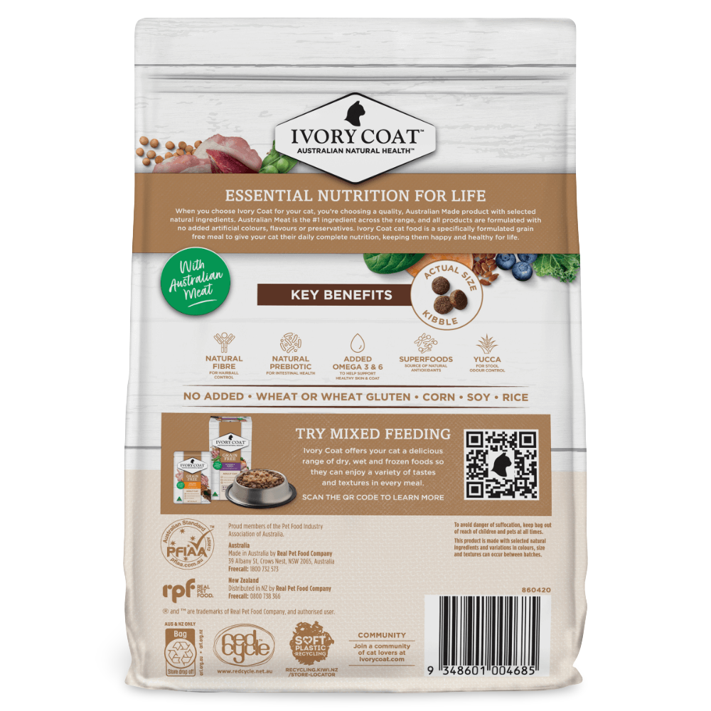 Grain Free Dry Cat Food Chicken And Kangaroo
