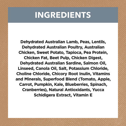 Lamb & Sardine Grain Free Adult Dry Dog Food