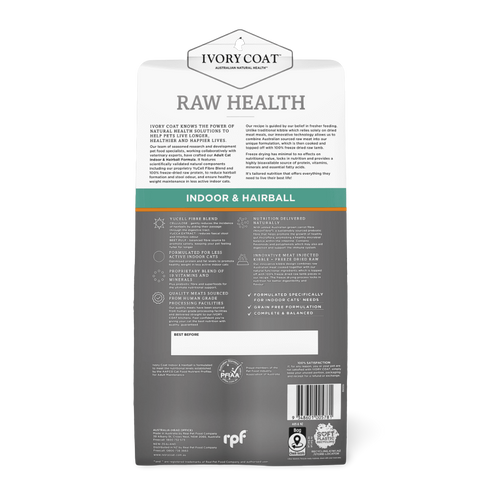 Raw Health Adult Indoor And Hairball Dry Cat Food