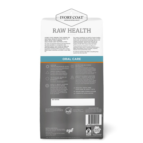 Raw Health Adult Oral Care Dry Cat Food