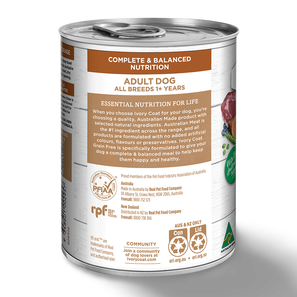 Lamb & Kangaroo Stew Adult Wet Dog Food