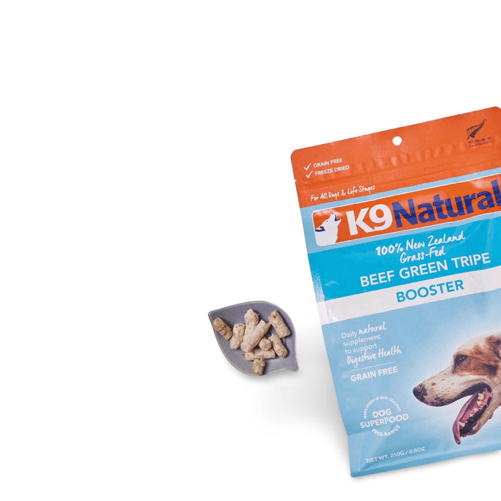 Freeze Dried Green Beef Tripe Dog Food Topper