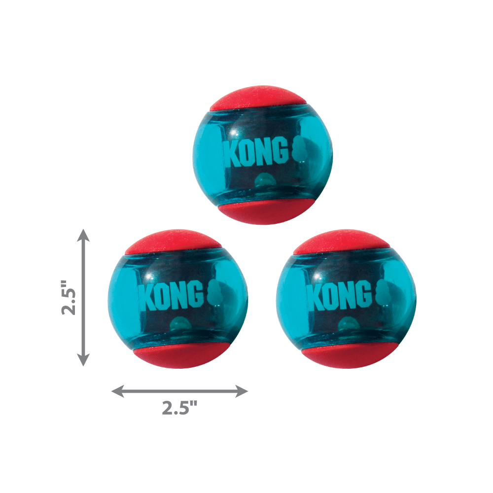 Squeezz Action Squeaking Dog Balls