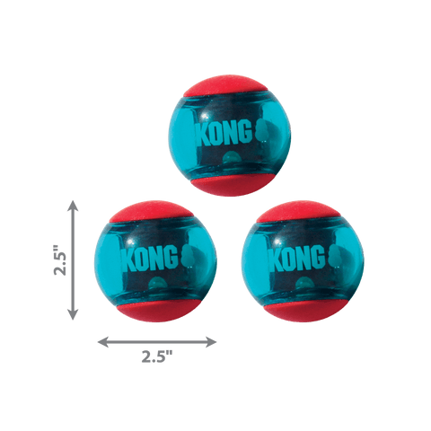 Squeezz Action Squeaking Dog Balls