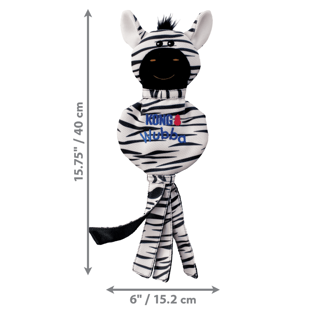 Wubba No Stuff Zebra