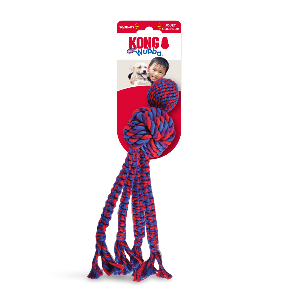 Wubba Weaves With Rope Dog Toy