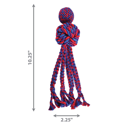 Wubba Weaves With Rope Dog Toy