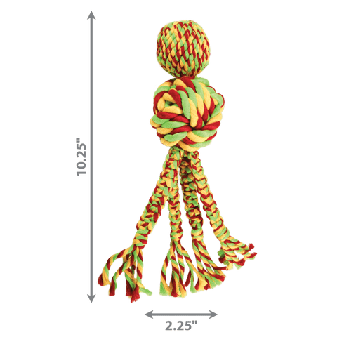 Wubba Weaves With Rope Dog Toy