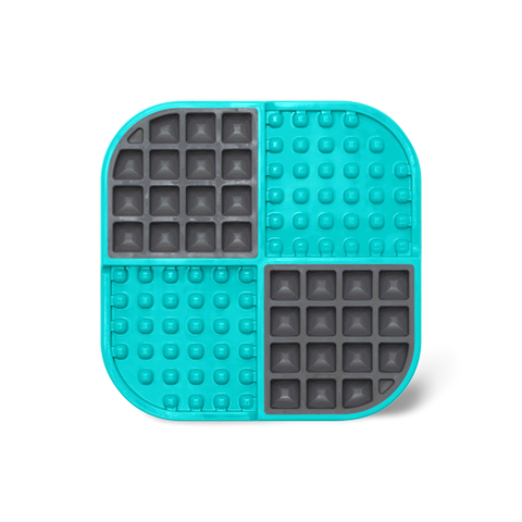 Slomo Turquoise Pet Feeder Mat