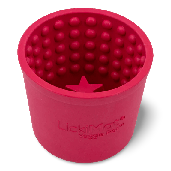 Yoggie Dog Food Bowl Pot Pink
