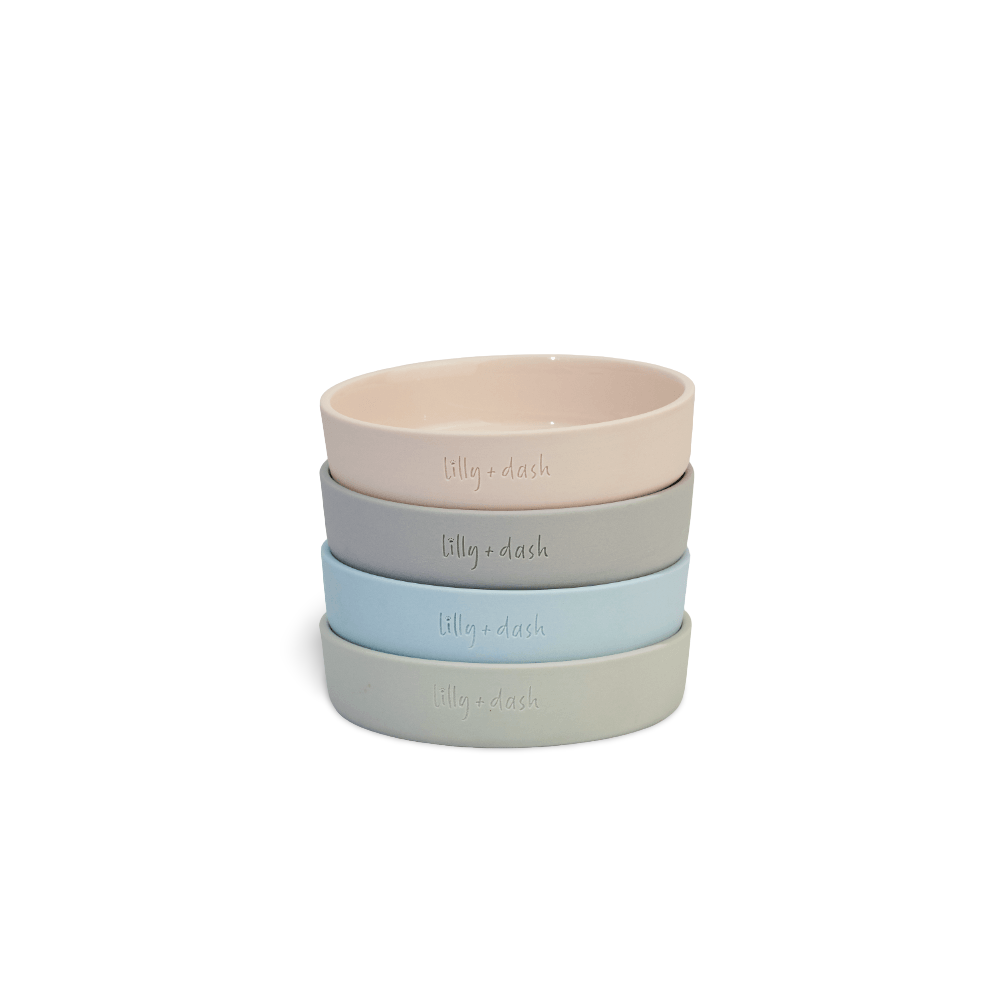 Cat Feeding Bowl Rose Quartz