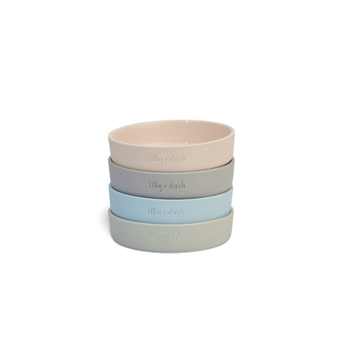 Cat Feeding Bowl Rose Quartz